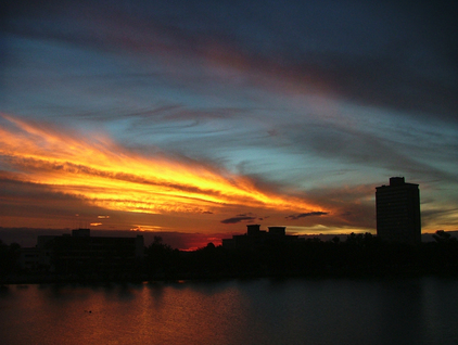 Coucher de soleil à Madagascar